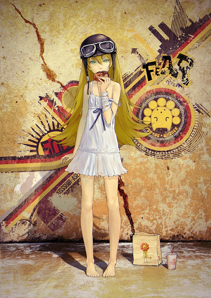 Seri Monogatari, Oshino Shinobu, gadis-gadis anime, anime, Wallpaper HD, wallpaper seluler