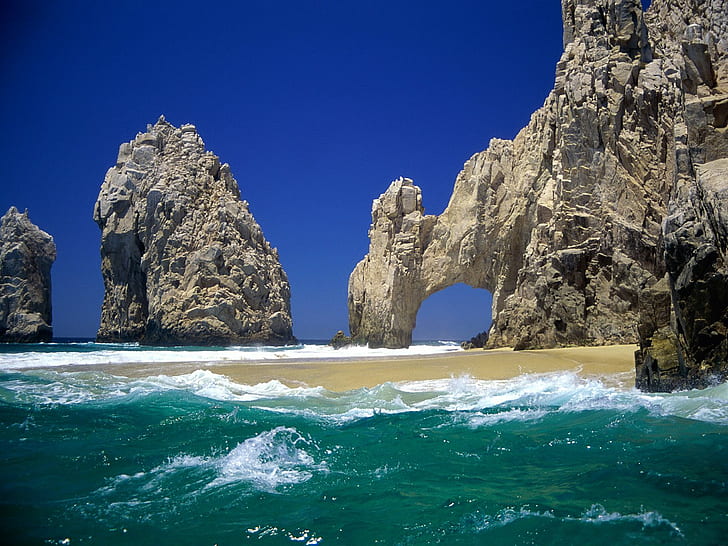 El Arco Cabo San Lucas Мексико, Мексико, Арко, Кабо, Лукас, HD тапет