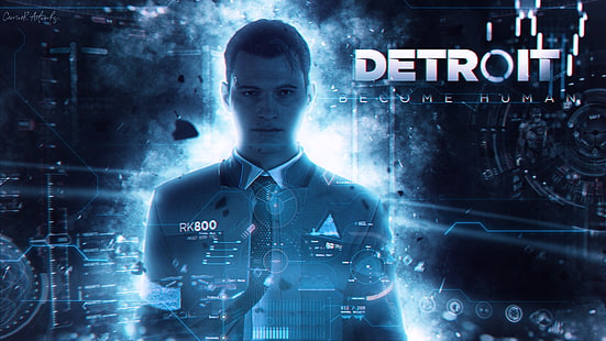 Detroit devient humain, Detroit: deviens humain, l'art des jeux, Fond d'écran HD HD wallpaper