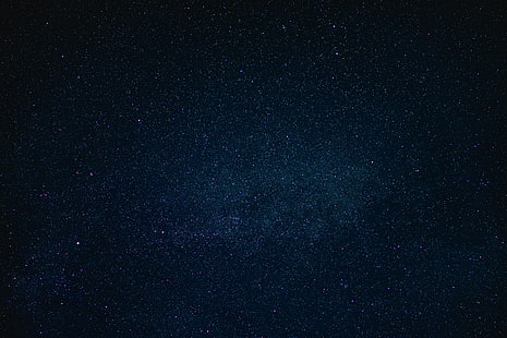 звездное небо, звёзды, ночь, сияние, темно, HD обои HD wallpaper