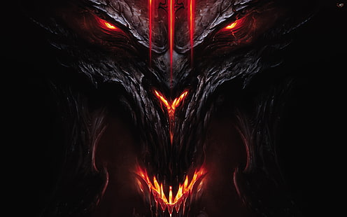 Diablo 3 poster, video games, Diablo III, Diablo, demon, HD wallpaper HD wallpaper