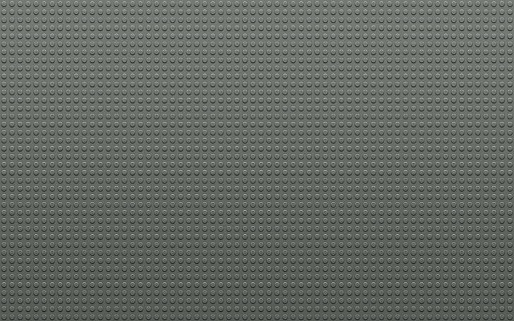 Dark, dots, grey, Lego, textures, HD wallpaper