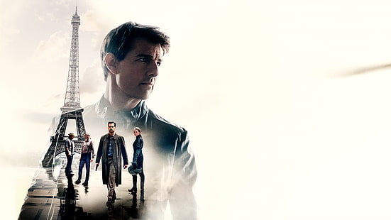 Tom Cruise, Henry Cavill, 8 km, Mission: Impossible - Fallout, Angela Bassett, Simon Pegg, 4 km, Rebecca Ferguson, HD-Hintergrundbild HD wallpaper
