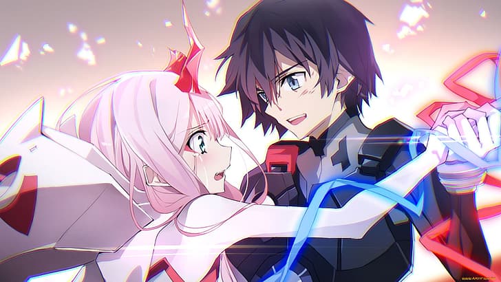 Darling in the FranXX, 02 and hiro, HD wallpaper
