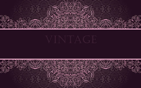 Vintage floral ilustração, vintage, padrão, ornamento, HD papel de parede HD wallpaper