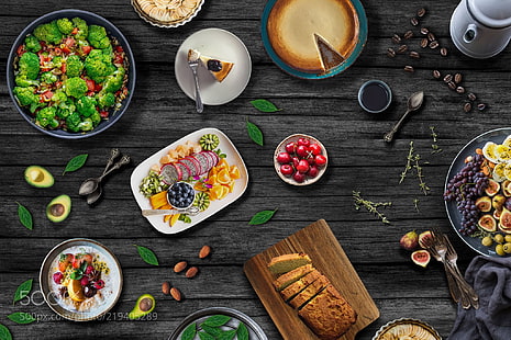 kuchnia, jedzenie, posiłek, śródziemnomorska, Tapety HD HD wallpaper