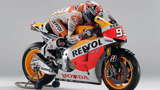 Спорт, MotoGP, Марк Маркес, Репсол Хонда, HD обои HD wallpaper