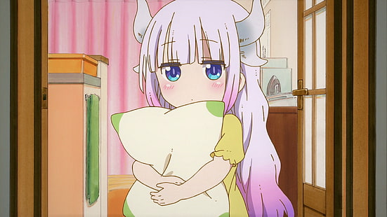 Anime, empregada doméstica do dragão da senhorita Kobayashi, Kanna Kamui, HD papel de parede HD wallpaper