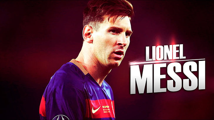 Lionel Messi poster, Lionel Messi, Leo Messi, Barcelona, Modern gladiator, HD wallpaper