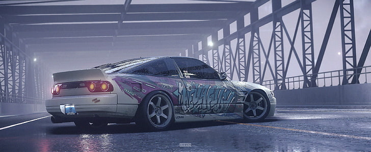 MAHKOTA, Need for Speed, Nissan 200SX, Wallpaper HD