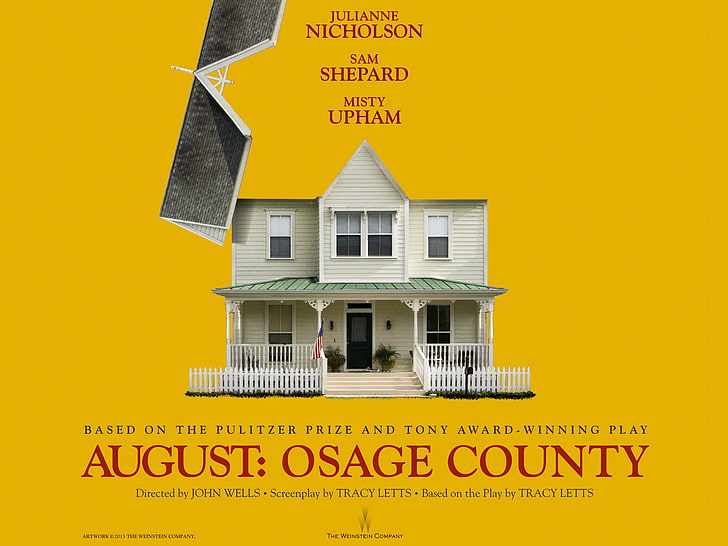 August: Osage County poster, august, osage county, 2013, house, HD wallpaper