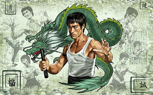 Arts martiaux HD, affiche de Bruce Lee, sports, arts, martiaux, Fond d'écran HD HD wallpaper