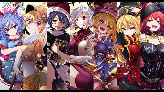 touhou, seiran, junko, touhou girls, Anime, HD wallpaper HD wallpaper