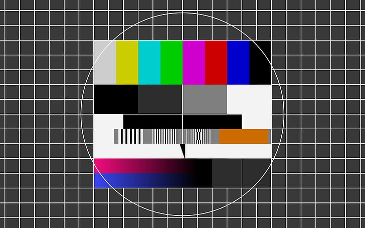 broadcast, pattern, test, HD wallpaper