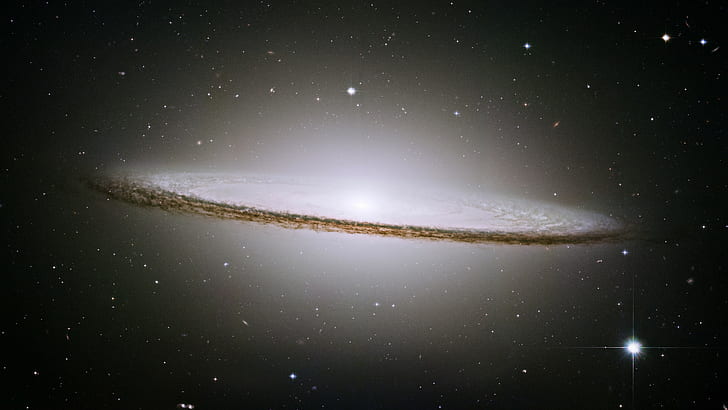 Messier104, galaxy, space, Sombrero Galaxy, NASA, HD wallpaper