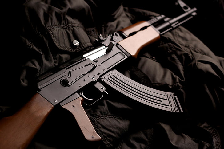 rifle de asalto, URSS, moderno, arma, AK-74, Rusia, AK-47, Kalashnikov, Fondo de pantalla HD