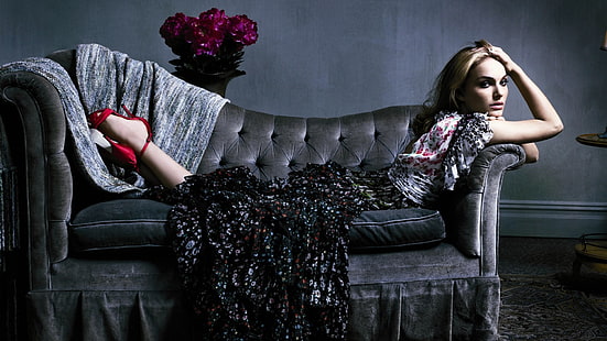 Натали Портман, високи токчета, жени, актриса, знаменитост, HD тапет HD wallpaper