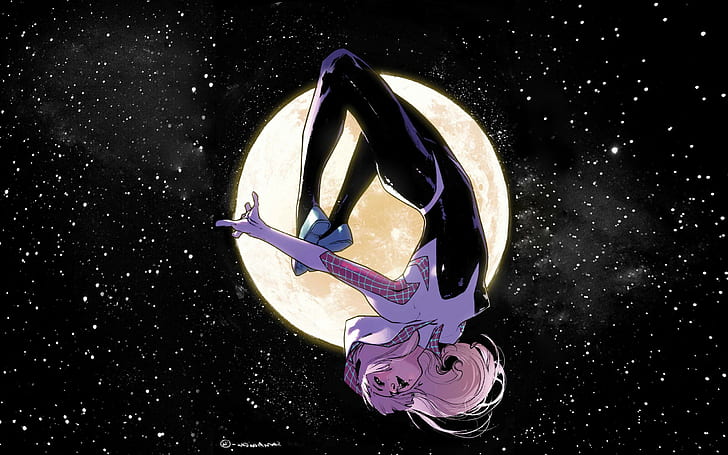 Marvel Comics Gwen Stacy Spider Gwen estrellas, Fondo de pantalla HD |  Wallpaperbetter