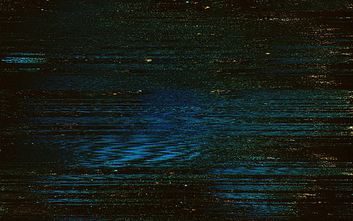 cuerpo de agua, arte glitch, abstracto, Fondo de pantalla HD HD wallpaper