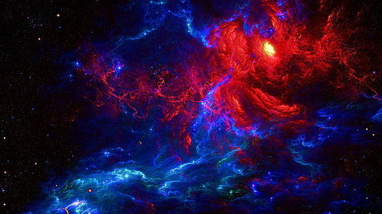 nebula, visual effects, space, astronomy, universe, galaxy, stardust, HD wallpaper HD wallpaper