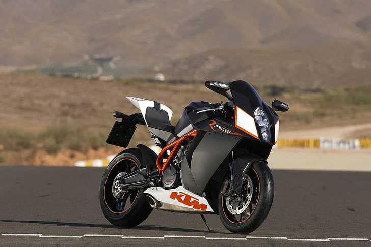 motocicleta, KTM RC8, KTM, Fondo de pantalla HD