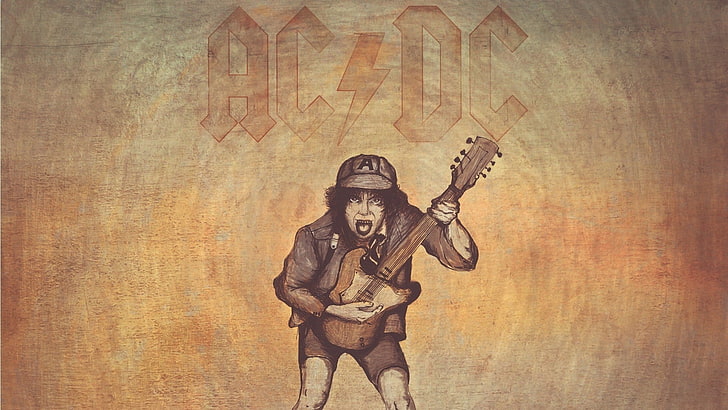 AC DC band poster, AC-DC, HD wallpaper