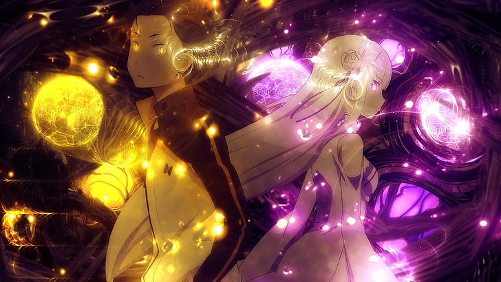 Anime, Re: ZERO -Mulai Kehidupan di Dunia Lain-, Emilia (Re: ZERO), Re: Zero, Subaru Natsuki, Wallpaper HD