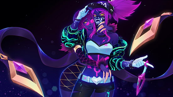 Video Game, League Of Legends, Akali (League Of Legends), Evelynn (League Of Legends), Wallpaper HD HD wallpaper