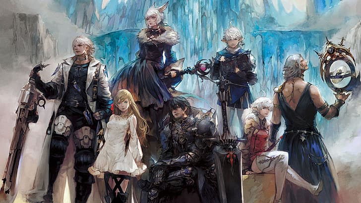 Final Fantasy XIV: Shadowbringers, tv -spelkonst, HD tapet