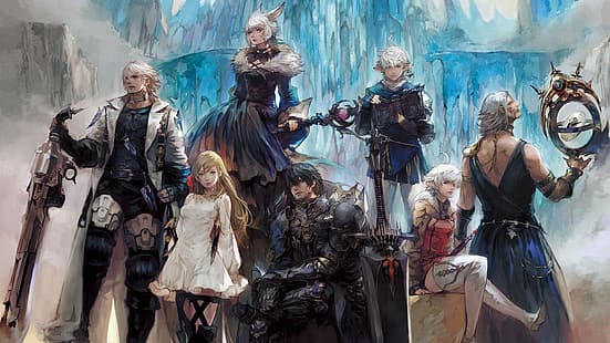Final Fantasy XIV: Shadowbringers ، فن ألعاب الفيديو، خلفية HD HD wallpaper
