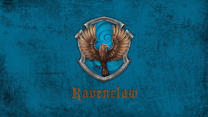 Kuzgun, amblem, Hogwarts, pençe, Ravenclaw, fakülte, Rowena Ravenclaw Of, Çılgın ev altından daha pahalıdır, HD masaüstü duvar kağıdı