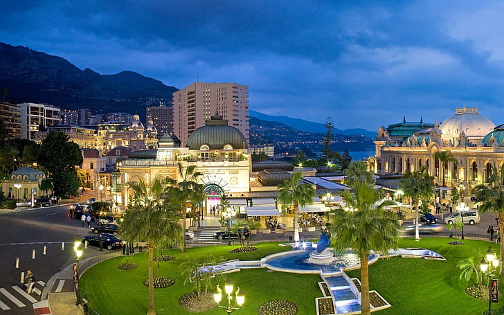 美しいモナコ、自然、都市の景観、モナコ、美しい、自然と風景、 HDデスクトップの壁紙