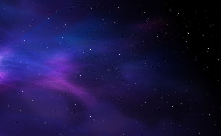 Space Colours Blue Purple Stars, галактика обои, аэро, красочные, космос, синий, фиолетовый, звезды, цвета, HD обои