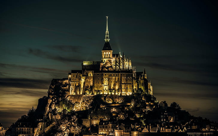 Mont Saint Michel, HD обои