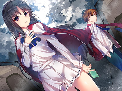 Anime, Classroom of the Elite, Kiyotaka Ayanokōji, Suzune Horikita, Sfondo HD HD wallpaper
