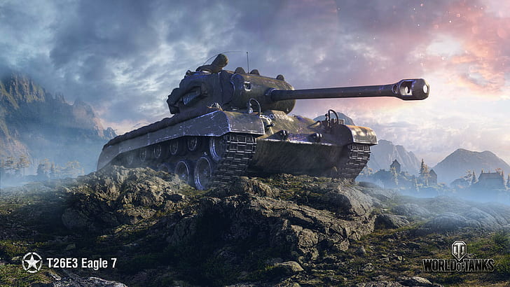 WoT, World of Tanks, Wargaming, T26E3, HD wallpaper