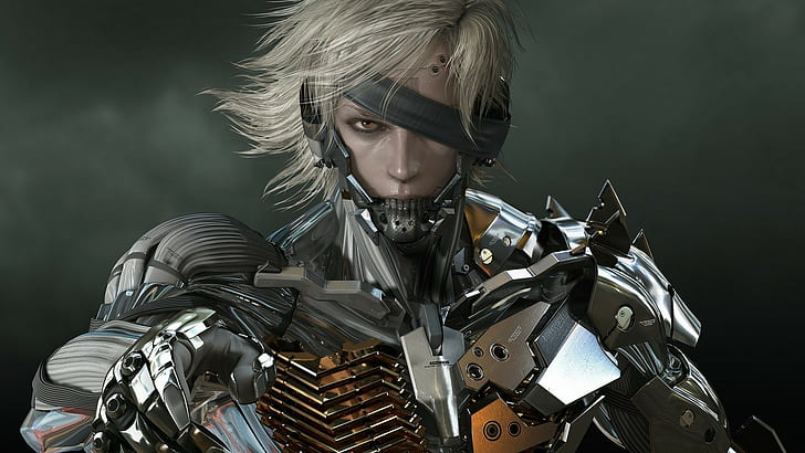 video games, render, Metal Gear Rising: Revengeance, artwork, armor, Raiden, HD wallpaper