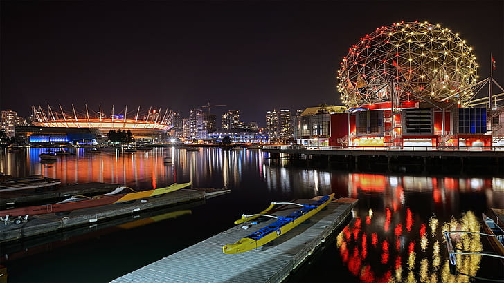 Pier, Vancouver, HD-Hintergrundbild