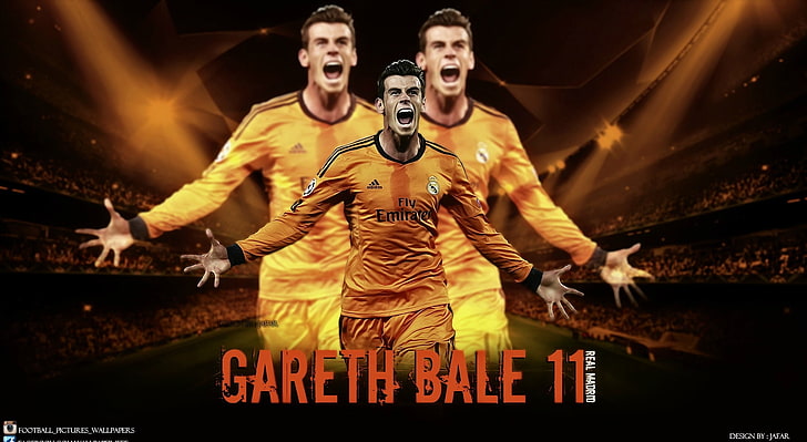 Gareth Bale Real Madrid, Screenshot von Gareth Bale, Sport, Fußball, Real Madrid, Gareth Bale, Cristiano Ronaldo, Champions League, Adidas, HD-Hintergrundbild