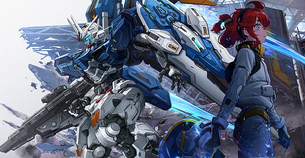 Gundam, Gundam Aéreo, Suletta Mercurio, Fondo de pantalla HD HD wallpaper