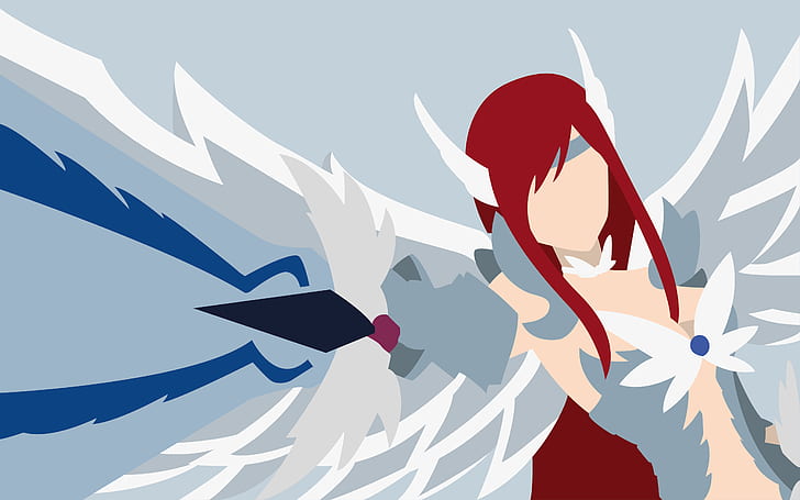Anime, Fairy Tail, Erza Scarlet, HD tapet