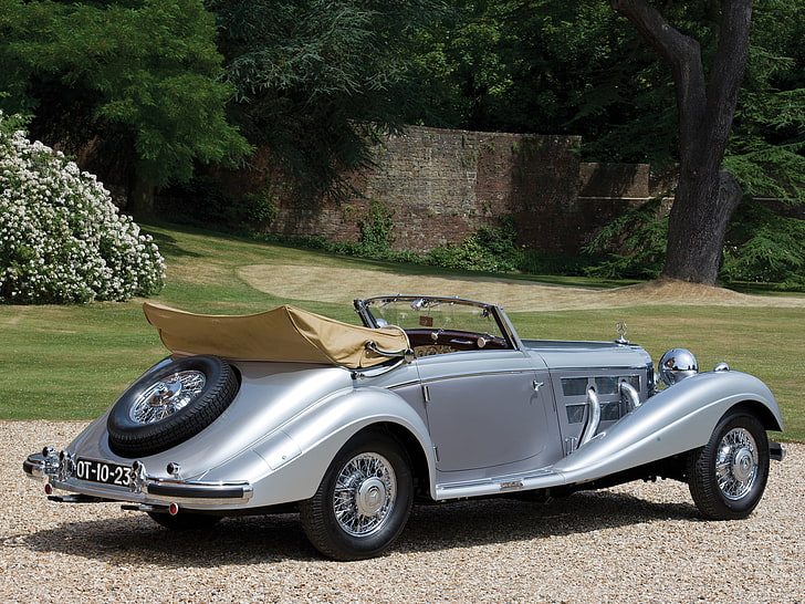1938, 540k, benz, cabriolet, luxury, mercedes, retro, HD wallpaper