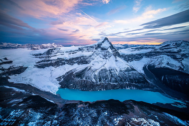 natur, berg, landskap, Kanada, Rocky Mountains, HD tapet