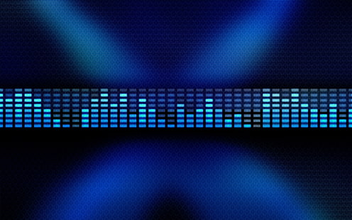 Аудио Спектрум, DJ, музыка, HD обои HD wallpaper