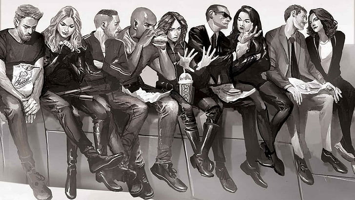 Agentes de S.H.I.E.L.D., Marvel Cinematic Universe, Phil Coulson, Fondo de pantalla HD