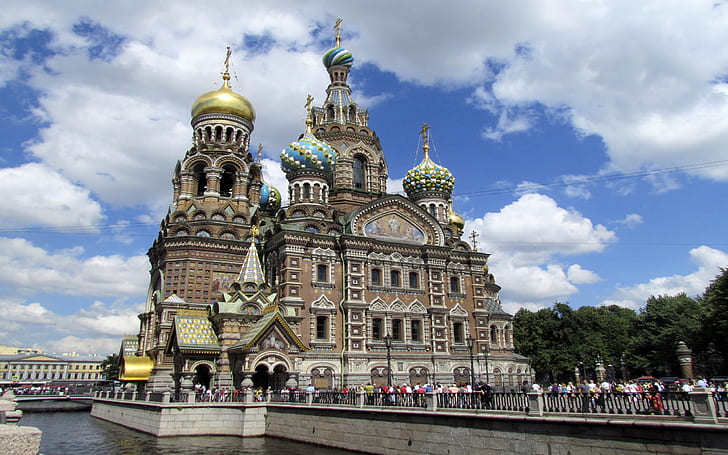 Iglesia de Nuestro Salvador sobre la Sangre Derramada, San Petersburgo, Rusia Img 54151, Fondo de pantalla HD
