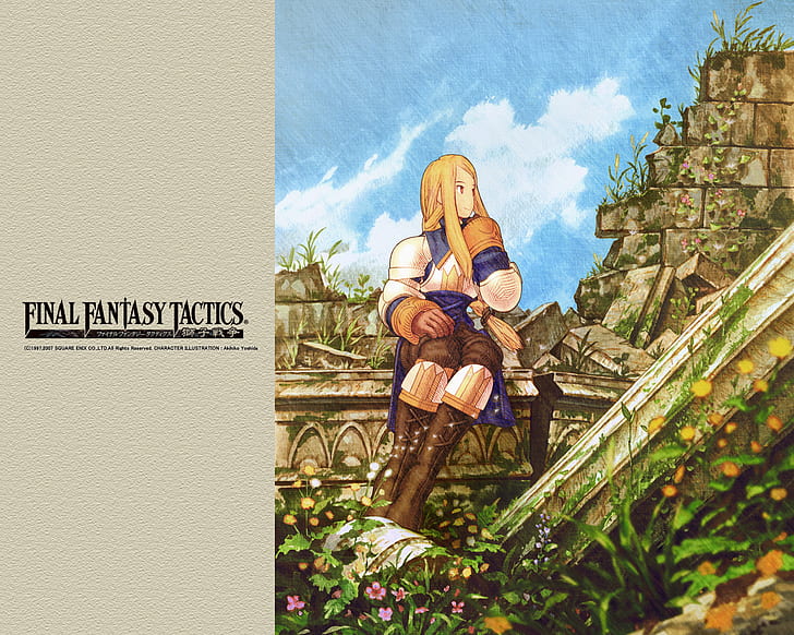 Final Fantasy Final Fantasy Tactics HD, видеоигры, фэнтези, финал, тактика, HD обои