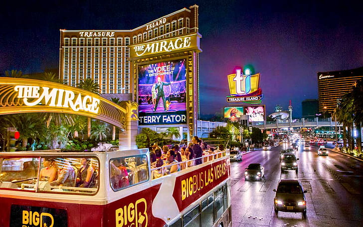 Treasure Island Ti Hotel & Casino Las Vegas Strip Tapeta HD 1920 × 1200, Tapety HD