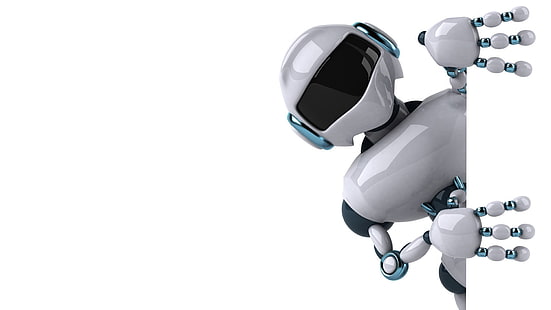 robot bianco, tecnologia, robot, Sfondo HD HD wallpaper