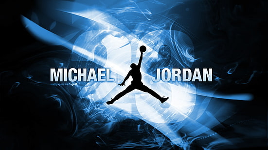 Michael Jordan 23 로고, 농구, Michael Jordan, HD 배경 화면 HD wallpaper